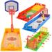 4 Pack US Finger Game Basketball Hockey Football Hoop Ball Shoot Sport Table Toy