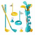 SILVERCELL Kids Boys Girls Golf Toys Set Mini Golf Club Set Outside Early Educational Golf Set Toy for Toddler Lawn Outdoor and Indoor Sports Toy for Children Gifts