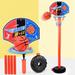 Kids Basketball Hoop Set Stand Adjustable Height 1.4ft-3.6ft Toddler Boy Basketball Hoop Indoor Mini Basketball Hoops Goal Ball Games Toys for Girl Boy