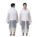Matte EVA Rain Poncho Ponchos for Adults Men and Women Aldult Frosted Portable Raincoat Lightweight