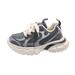 CAICJ98 Girls Sneakers Kids Sneakers Boys Girls Winter Lightweight Breathable Running Shoes Fashion Outdoor Shoes Warm Big Girls Tennis Shoes Grey