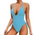 Hwmodou Female Swimsuits New Swimsuit Solid Color Bikini Conservative Fashion Swimsuit Women s Slim Bikini Swimming Pool Fitness Clothes For Woman
