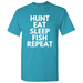 Hunt Eat Sleep Fish Repeat Gag Gifts Fishing Shirts Fishing Shirt Designs