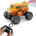 Walmeck model Spray Bus LED Bus LED Off-Road Vehicle Toy Kids Off-Road Vehicle Car 1 16 Remote Terrain Off-Road Bus Spray Off-Road Bus Terrain Off-Road LED Vehicle Kids Spray LED Vehicle