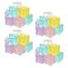 50 Pcs Simulated Luminous Ice Cubes Vase Fillers Security + Decorative Photo Props Manual Resin
