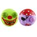 2 Pcs Fun Toys Pinch Decor Holiday Stocking Stuffers Stress Relief Soft Halloween Rubber