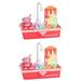 Pink 2 Sets Childrens Toys Dishwasher Pretend Role Play Toddler