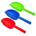 Goilinor 3Pcs Sand Shovels for Kids Colorful Toy Scoops Plastic Beach Sand Shovels Kid-Sized Sand Shovels