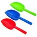 Goilinor 3Pcs Sand Shovels for Kids Colorful Toy Scoops Plastic Beach Sand Shovels Kid-Sized Sand Shovels