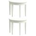 Simulation Table Miniature Furniture for Kids Desk Model Toys Modeling White Wooden 2 Pieces