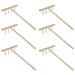 Goilinor Mini Rake For Sandbox 6pcs Soft Sandbox Rakes Crafts Miniature Garden Rakes Small Sand Garden Rake Tools