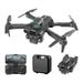 Pretxorve FPV Drone with 1080P Dual Camera 2.4G WiFi FPV RC Quadcopter with Headless Mode Follow Me Altitude Hold Toys Gifts for Kids Adults Black