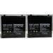 12V 55AH Maintenance-free SLA AGM Battery Replaces SBS12-550 - 2 Pack