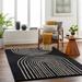 Hauteloom Fuat Wool Living Room Bedroom Area Rug - Brown Black Gray - 8 x 10