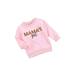 FOCUSNORM Toddler Baby Girls Leopard Pullover Sweatshirts Mama s Mini Hoodies Cute Fall Winter Clothes