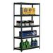 torage Shelving Unit 5-Tier Adjustable 2000 lbs Capacity Heavy Duty Garage Shelves Metal Organizer Utility Rack Black 36 L x 18 W x 72 H for Kitchen Pantry Basement Bathroom Laundry