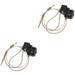 Safety Dump Switch 2 Sets for Propane Heater Thermocouple and Tilt Outdoor Heaters Patio Sensor Kit Abs