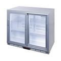 Gastro-Cool - Untertheken Kühlschrank - Schiebetür - Silber - GCUC200