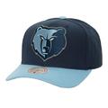 Men's Mitchell & Ness Navy/Light Blue Memphis Grizzlies Soul XL Logo Pro Crown Snapback Hat
