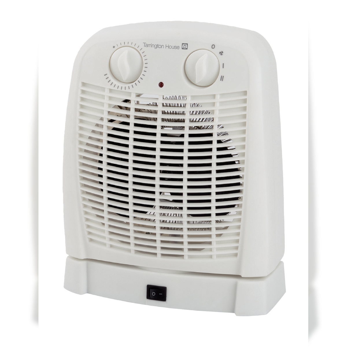 Tarrington House Heizlüfter mit Ventilator FH2015, Kunststoff, 23 x 11.5 x 28.5 cm, 2000 W, Überhitzungsschutz, Timer, weiß Image