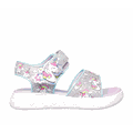 Skechers Twinkle Toes: Rainbow Shines Sandals in Silver, Size 7 | Synthetic