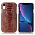 iPhone XS amber cowhide case