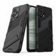 Shockproof hybrid cover with a modern touch for Realme 9 Pro Plus - Black