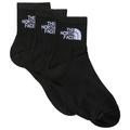 The North Face - Multi Sport Cush Quarter Socks 3-Pack - Sports socks size L, black