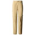 The North Face - Women's Exploration Conv Straight Pants - Walking trousers size 12 - Short, sand