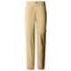 The North Face - Women's Exploration Conv Straight Pants - Walking trousers size 10 - Short, sand