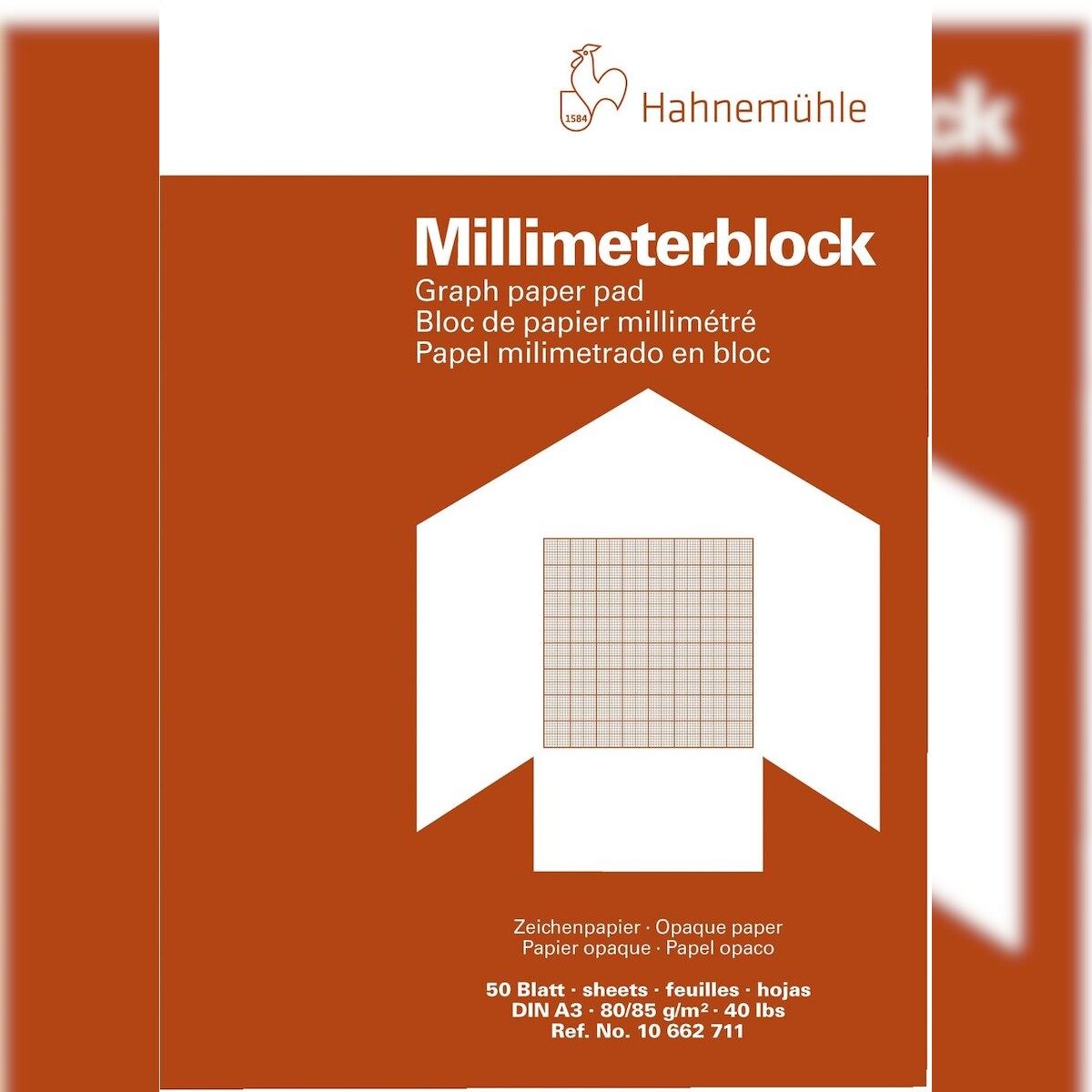 Hahnemühle 10662711 Millimeter - Block 50 Blatt, A3, 80 g/qm Image
