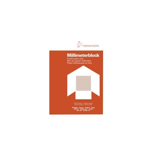 Millimeterpapierblock A3 50 Blatt 80g rot