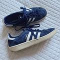 Adidas Shoes | Adidas Men’s Blue Suede Campus 80s Tennis Shoe - 9.5 | Color: Blue/White | Size: 9.5