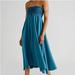 Free People Skirts | Free People Fp One Melanie Convertible Skirt Strapless Dress S | Color: Blue | Size: S