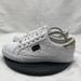Nine West Shoes | New Nine West White Gold Quilted Lace Up Women's Shoes Sneakers | Color: Gold/White | Size: 10
