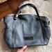 Dooney & Bourke Bags | Large Dooney & Bourke Kristen Tote Shopper In Gray And Black Florentine Leather | Color: Black/Gray | Size: Os