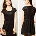 Anthropologie Dresses | Anthropologie Vanessa Virginia Black Embroidered Cutwork Dress Medium | Color: Black | Size: M