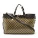 Gucci Bags | Gucci Gg Crystal Tote Bag Shoulder Coated Canvas Khaki Beige Brown 336663 | Color: Brown | Size: Os