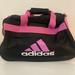 Adidas Bags | Adidas Duffle Bag Black/Pink | Color: Black/Pink | Size: 17”W X 10 1/2”H X10”D