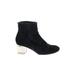 Rag & Bone Ankle Boots: Black Print Shoes - Women's Size 40 - Round Toe