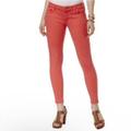 Michael Kors Jeans | Michael Kors Washed Coral Izzy Cropped Skinny Jeans Size 10 | Color: Pink/Red | Size: 10