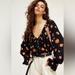 Free People Tops | New Free People Intimately Free People Poppy Printed Bodysuit | Color: Black | Size: S