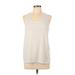 Athleta Active T-Shirt: Ivory Activewear - Women's Size Large