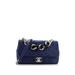 Chanel Leather Shoulder Bag: Blue Bags