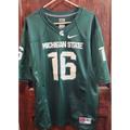 Nike Shirts | Nike Michigan State Spartans #16 Men's Green Football Jersey L Ncaa | Color: Green | Size: L