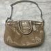 Coach Bags | Coach Madison Metallic Gold Medium Satchel Bag Purse Embossed Leather Euc | Color: Brown/Gold | Size: Os