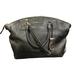 Michael Kors Bags | Michael Kors Riley Large Satchel Black Pebble Leather Crossbody Bag Purse | Color: Black/Silver | Size: Os