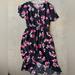 J. Crew Dresses | J Crew Dress- Xs- Floral Dress | Color: Blue/Pink | Size: Xs