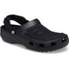 Clog CROCS "Yukon Vista II LiteRide Clog", Herren, Gr. 45, schwarz (schwarz, grau), Croslite, Lederimitat, sportlich, Schuhe, Sommerschuh, Gartenschuh, Trekking, mit komfortablem Fersenriemen