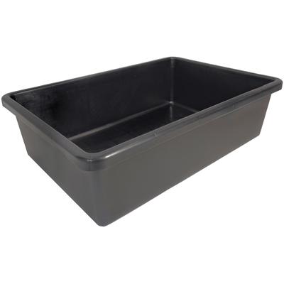 Fertigteich UBBINK "Victoria QUADRO 5", schwarz, B:72,5cm H:30,5cm L:106,5cm, Polyethylen (PE), Teichschalen